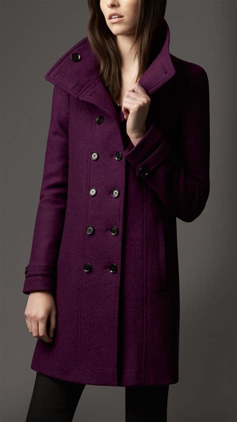 burberry winter coat purple|Burberry winter coat outlet.